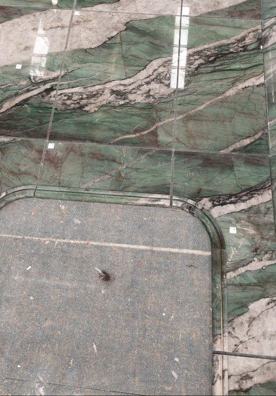 Patek Philippe Green Marble Slab for Luxury Wall Decor(1)