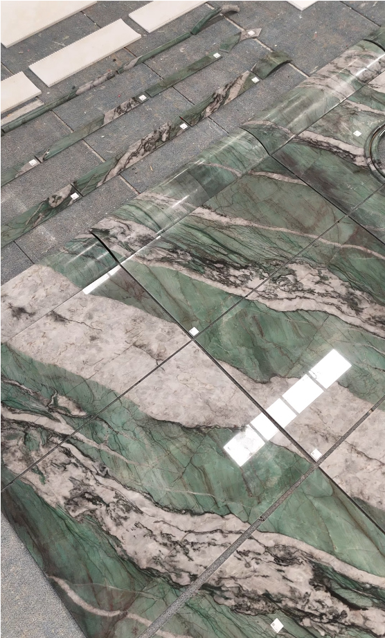 Patek Philippe Green Marble Slab for Luxury Wall Decor(2)