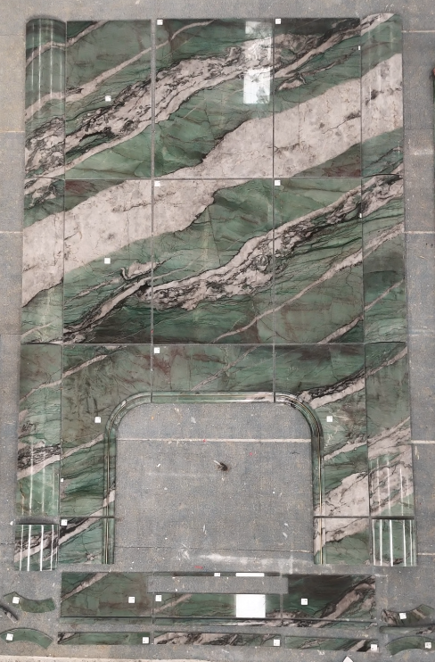 Patek Philippe Green Marble Slab for Luxury Wall Decor(5)