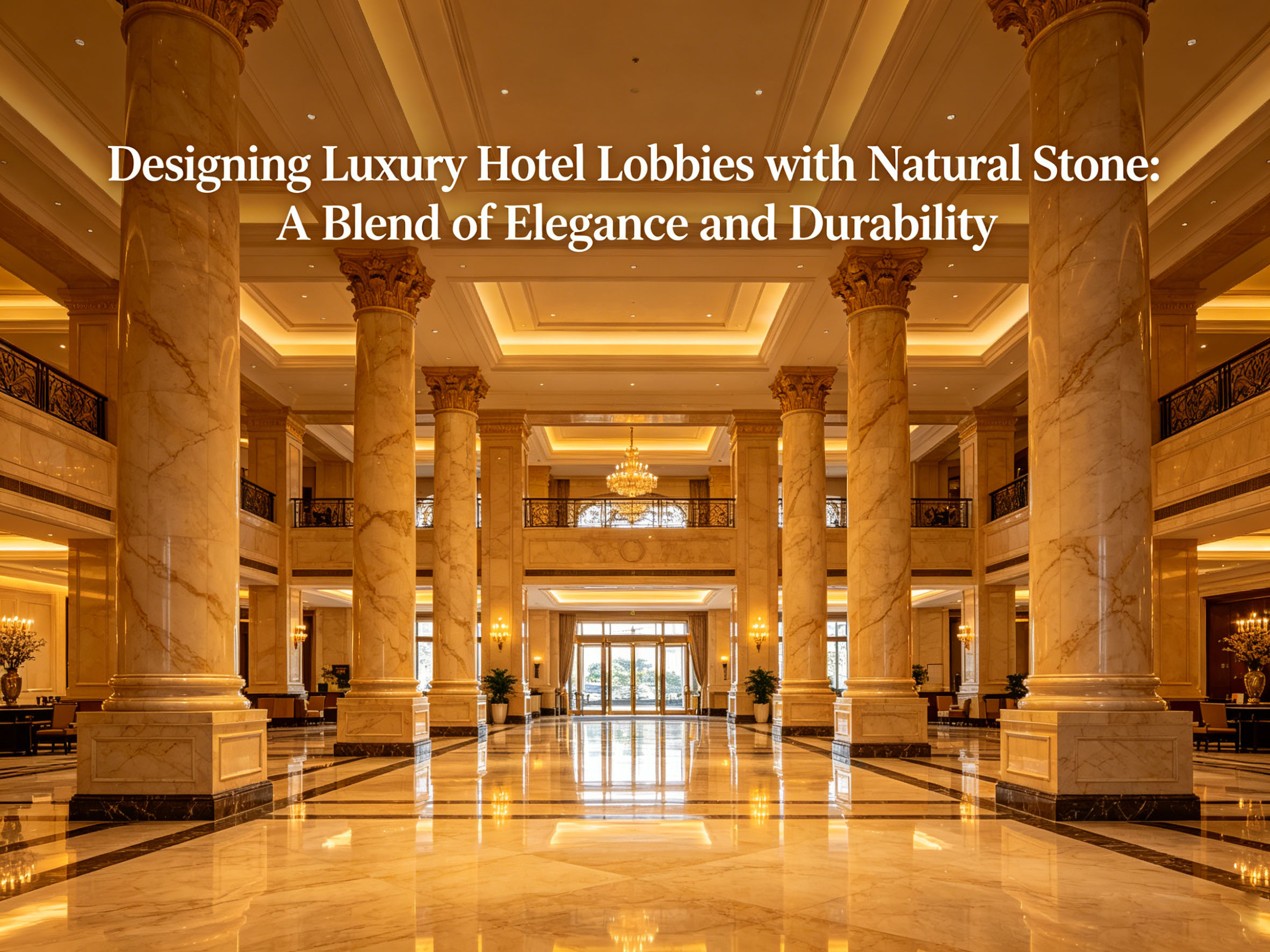 5-Star Hotel Lobby Stone Design Luxury from Floor to Column(2).