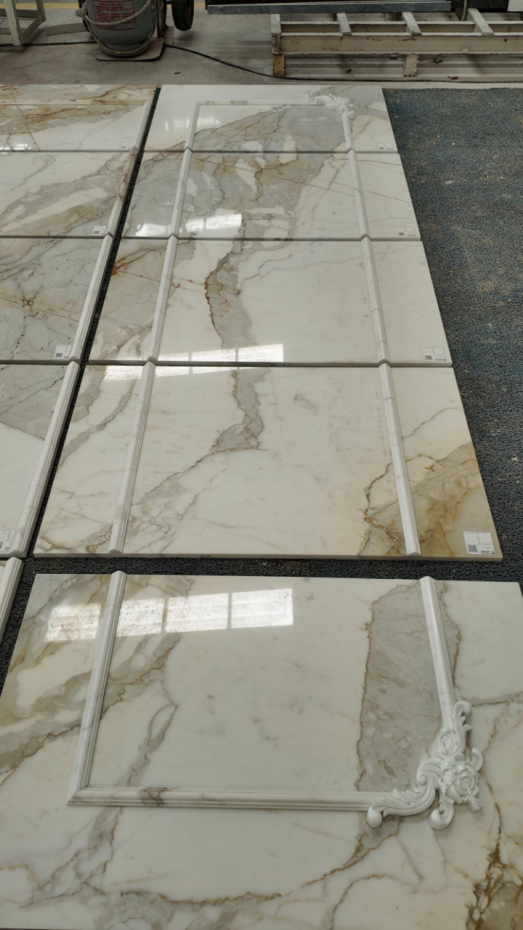 Calacatta Gold Marble Wall Panel  Marble Feature Wall (3)