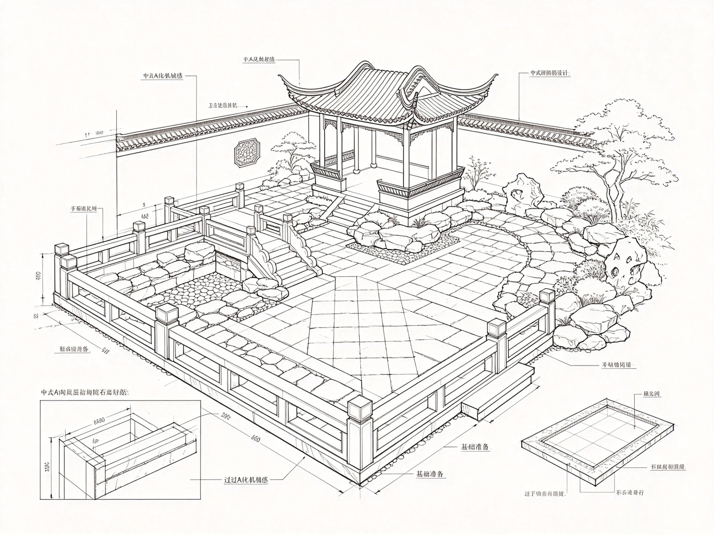 Chinese Courtyard Stone Matching(2)