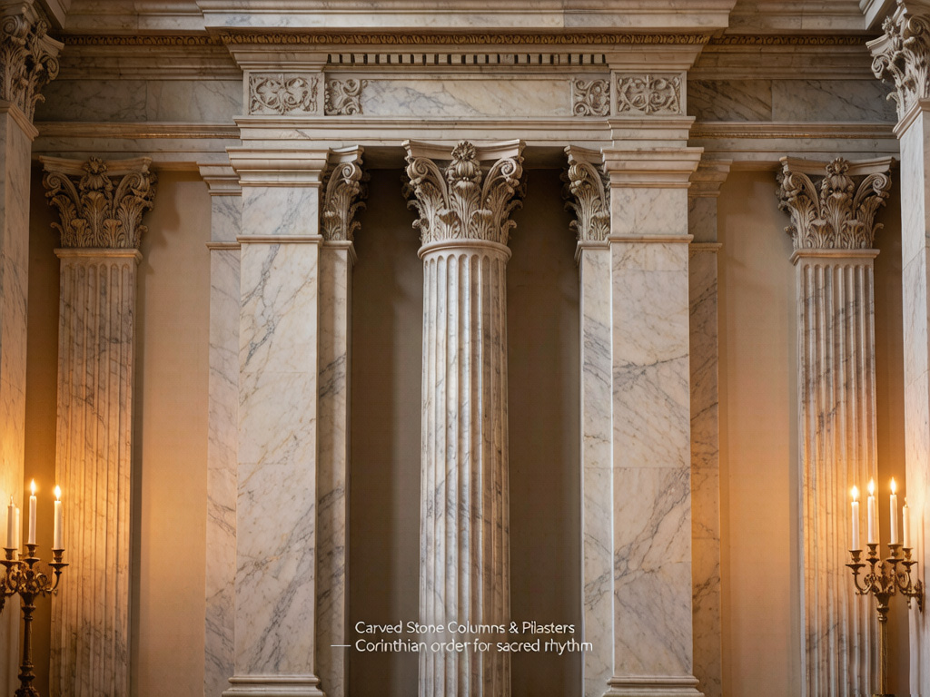 Church Stone Decoration Creating Solemn and Sacred Spaces(1)