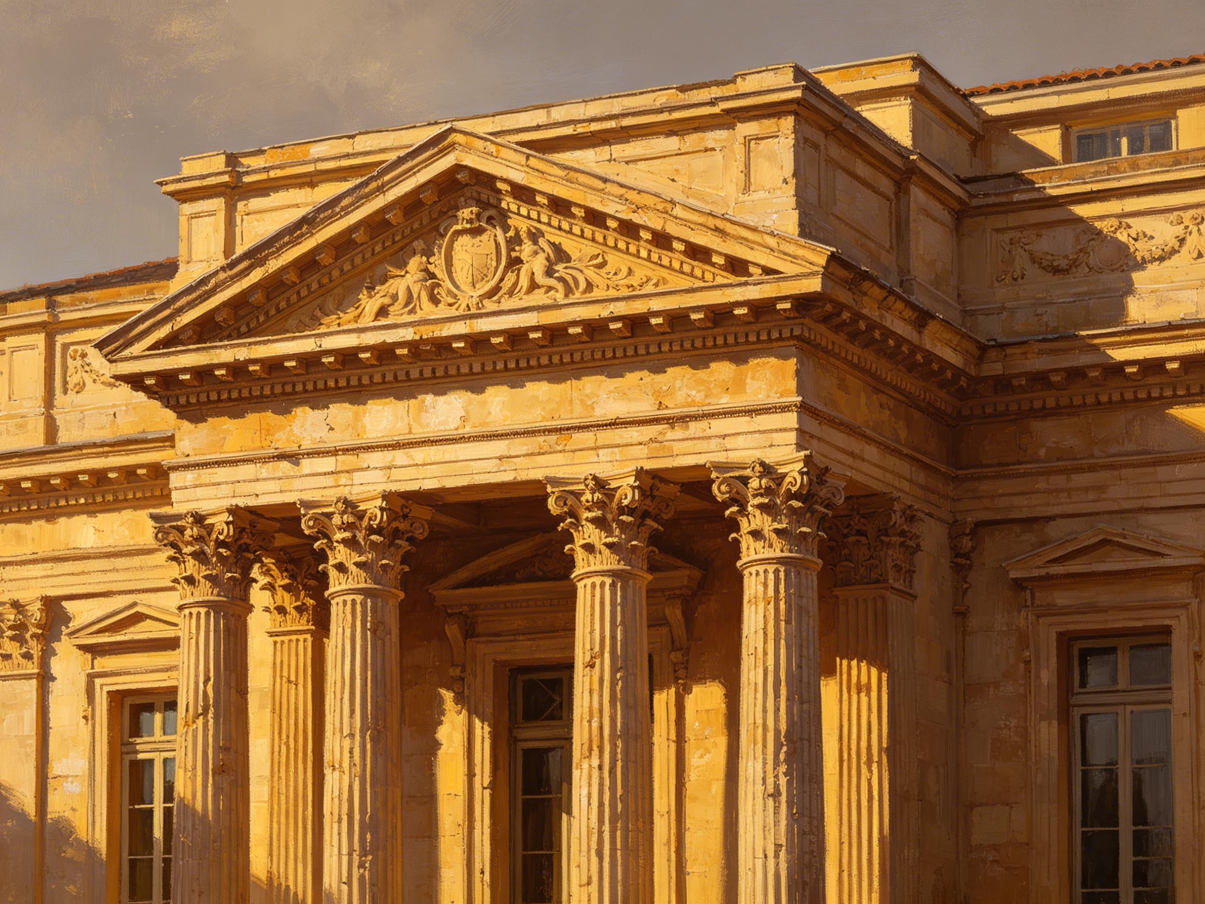 European Villa Facade Stone(1)