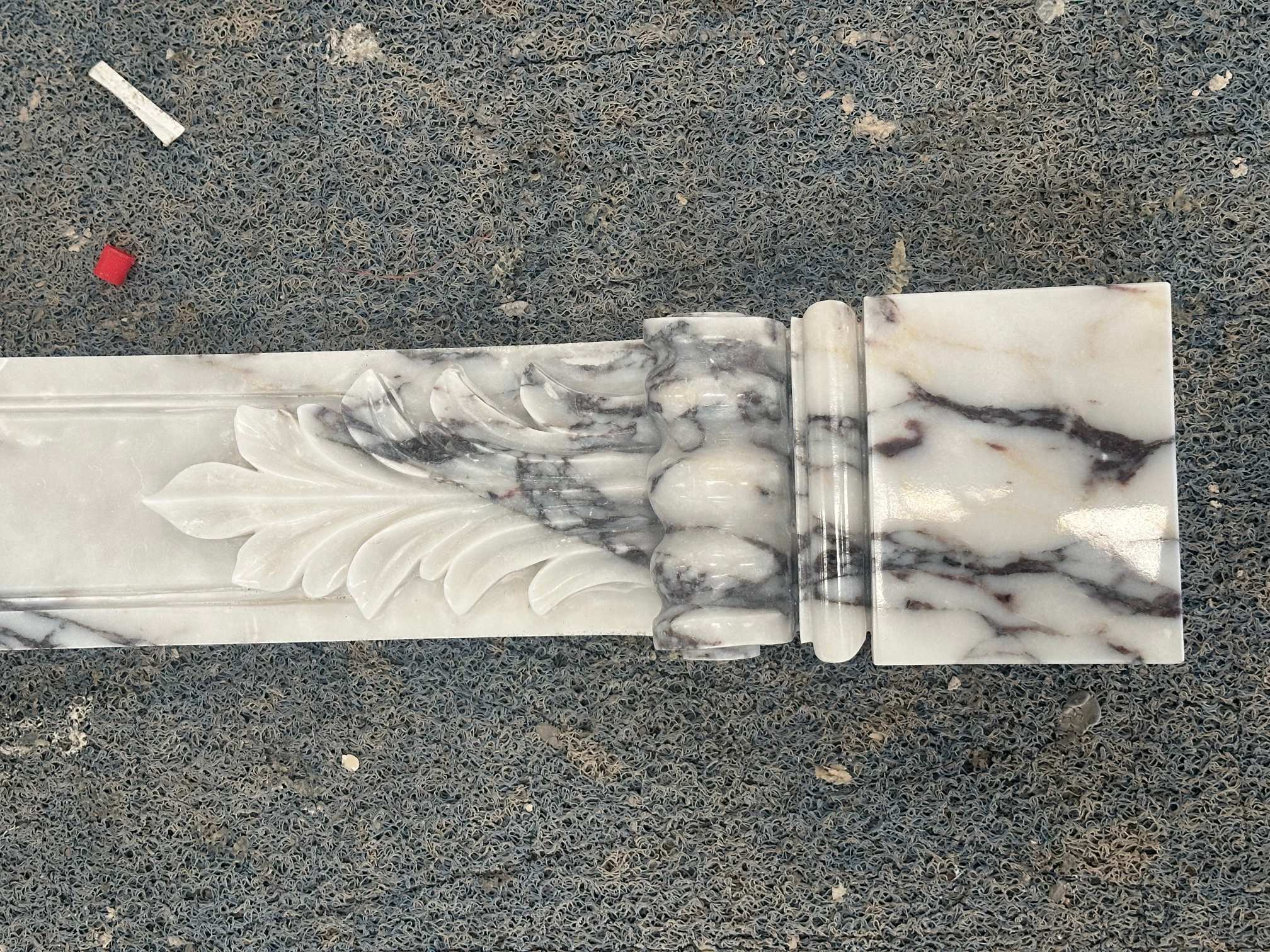 Luxury Calacatta Viola Fireplace Mantel (7)