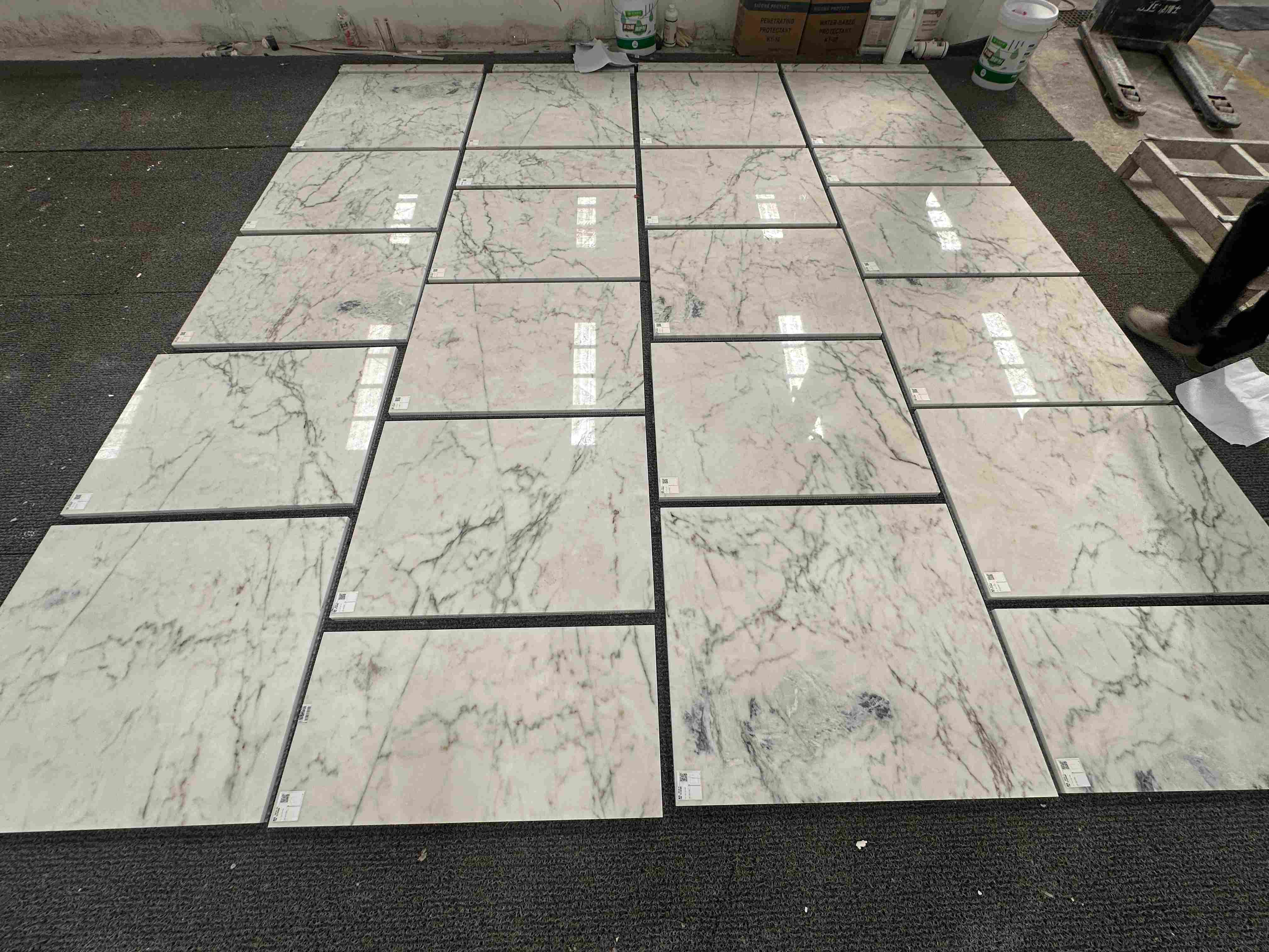 Moon White Marble Composite Aluminum Honeycomb Panel for Wall Cladding (1)