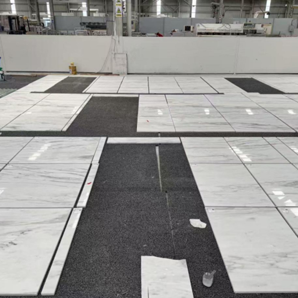 Volakas slab for wall decoration cut to size intelligent cutting machine-2