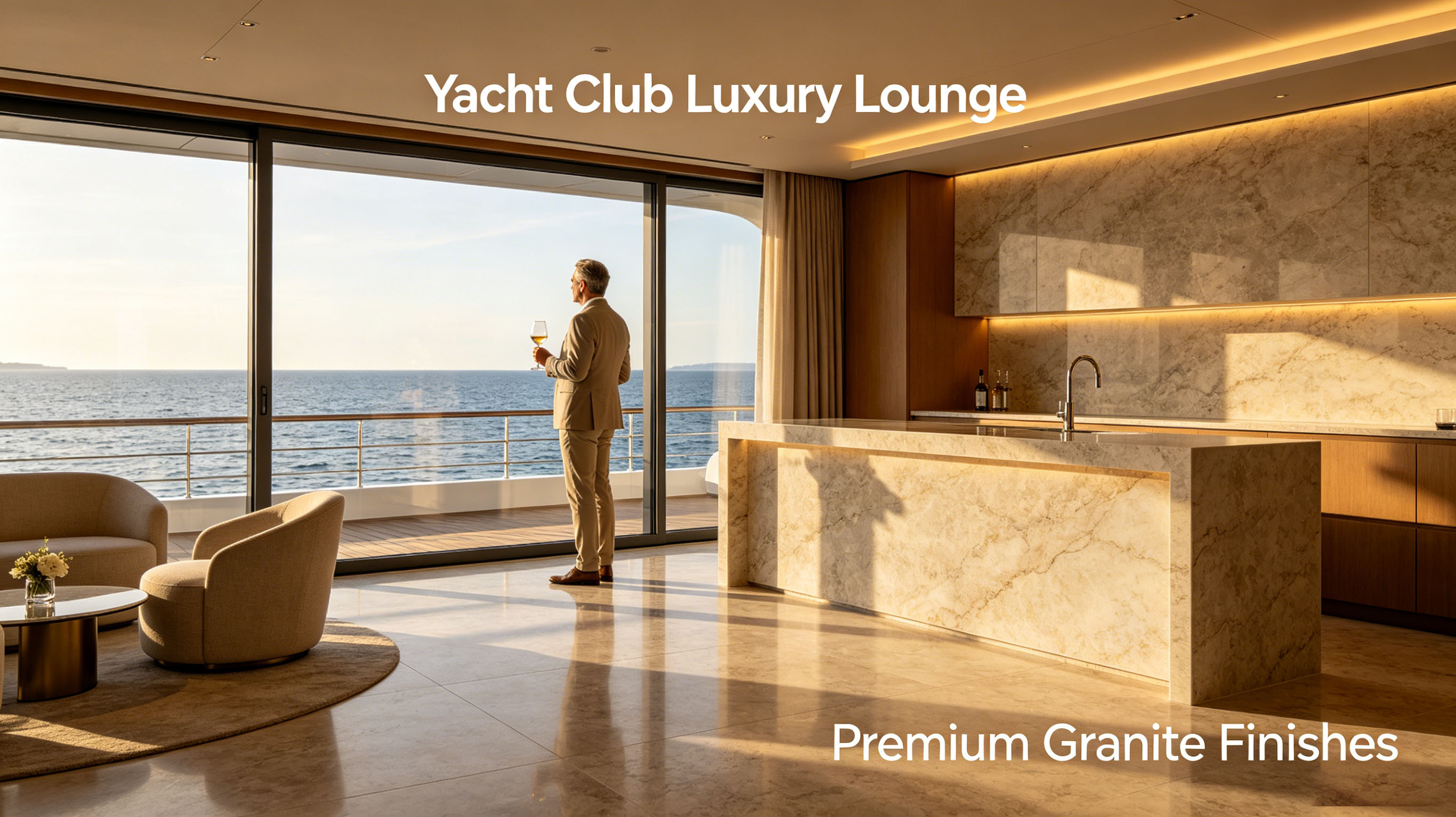 Yacht Club Stone Application Special Challenges of Marine Environment(3)